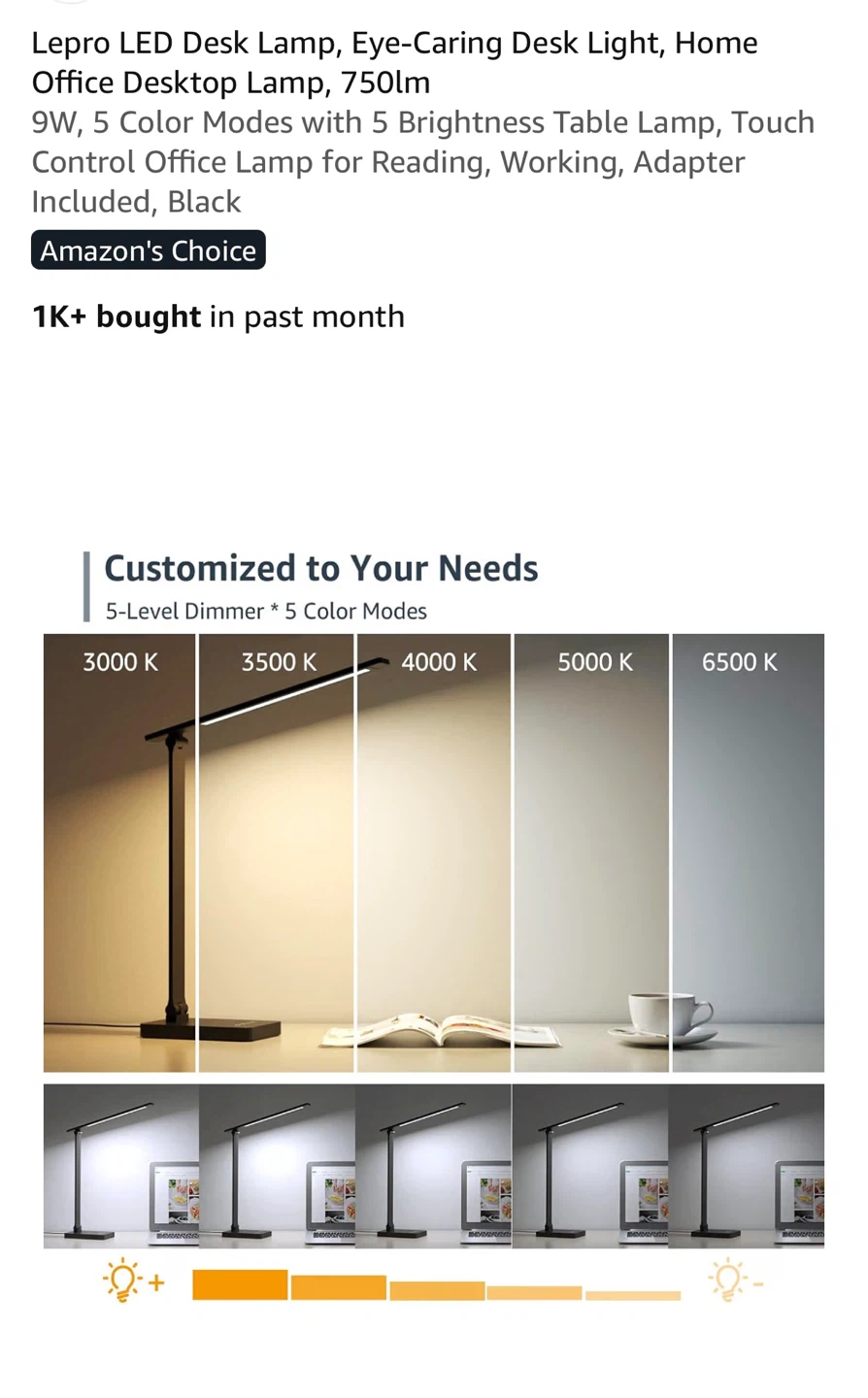 Lepro LED Desk Lamp - photo 2