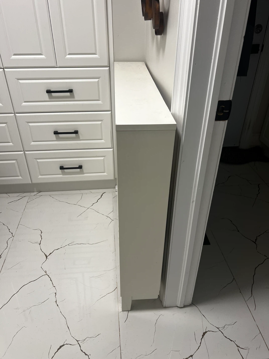 White IKEA Shoe Cabinet
