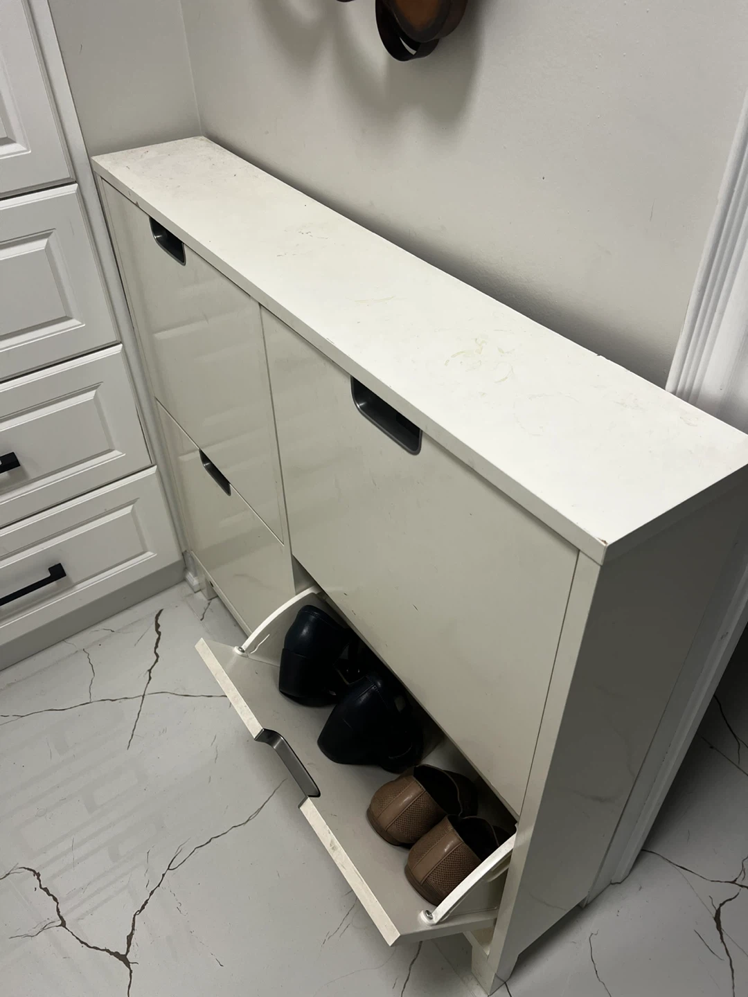 White IKEA Shoe Cabinet - photo 2