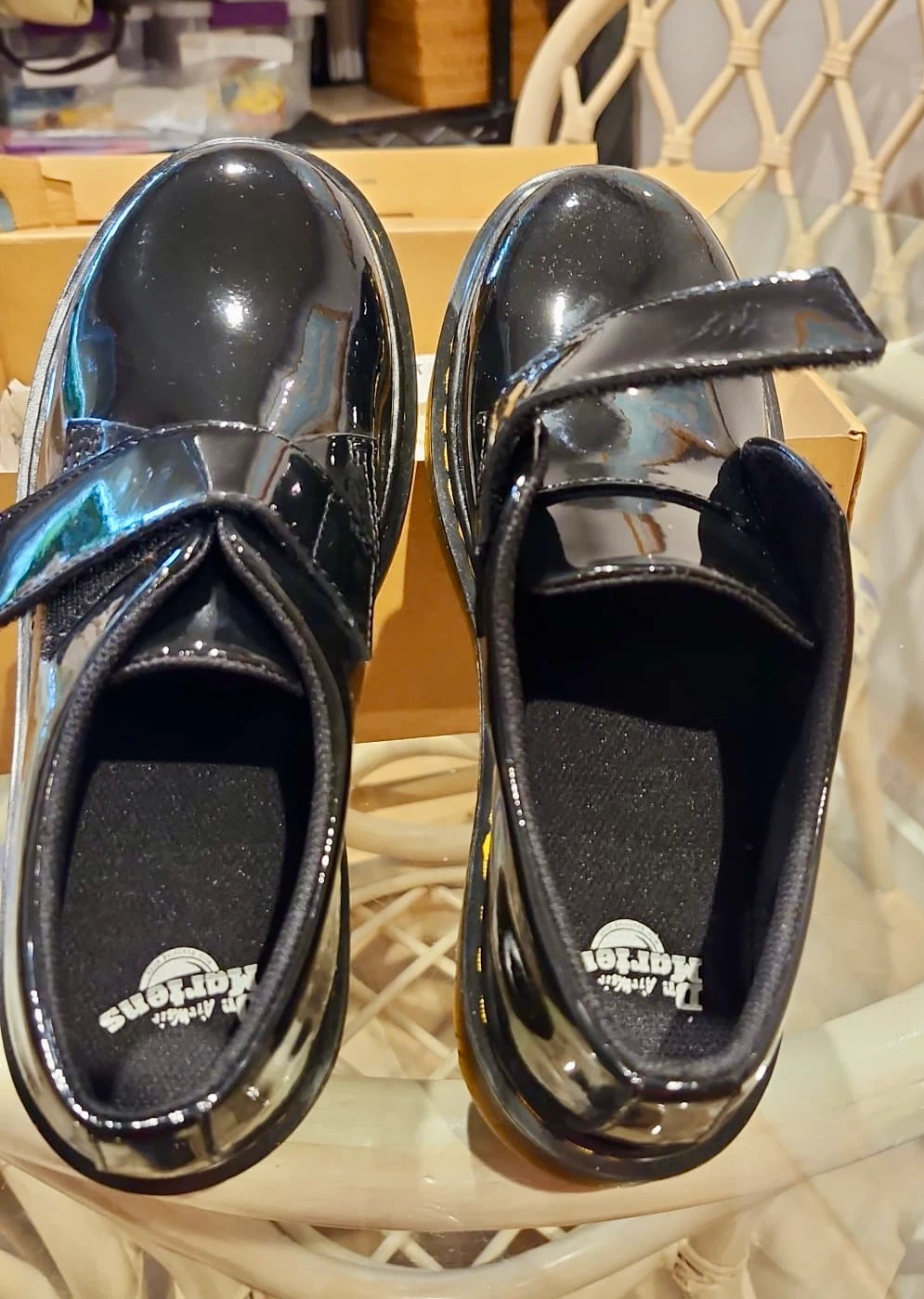 Dr. Martens Kamron Y Patent Leather Shoes Size US 6 - photo 5