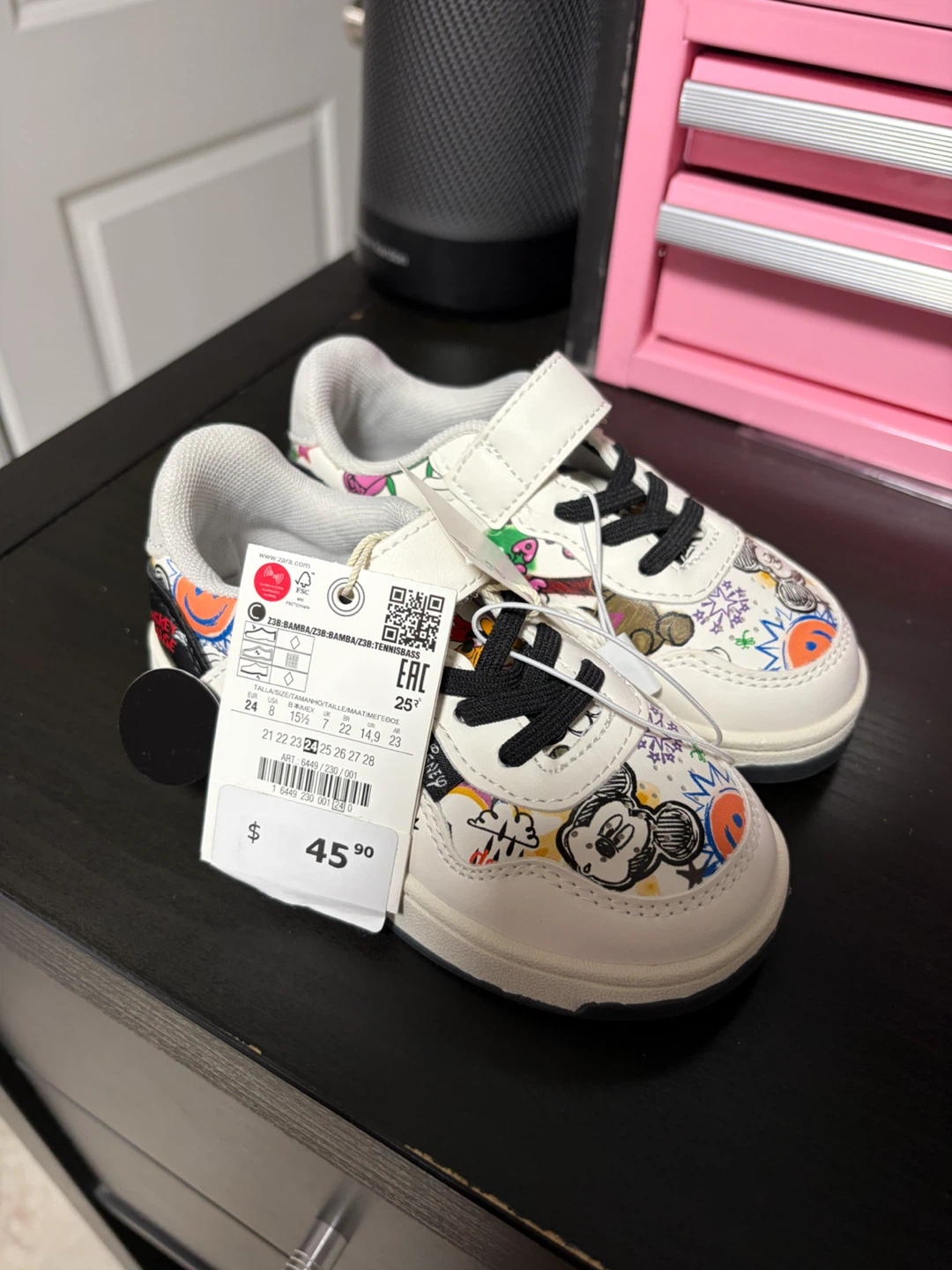 NEW Zara Micky Mouse Sneakers