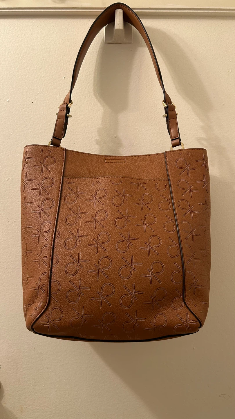 Calvin Klein Brown Tote Bag