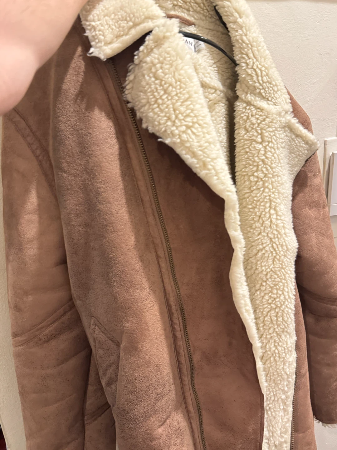 Topman Suede Sherpa Jacket - photo 2