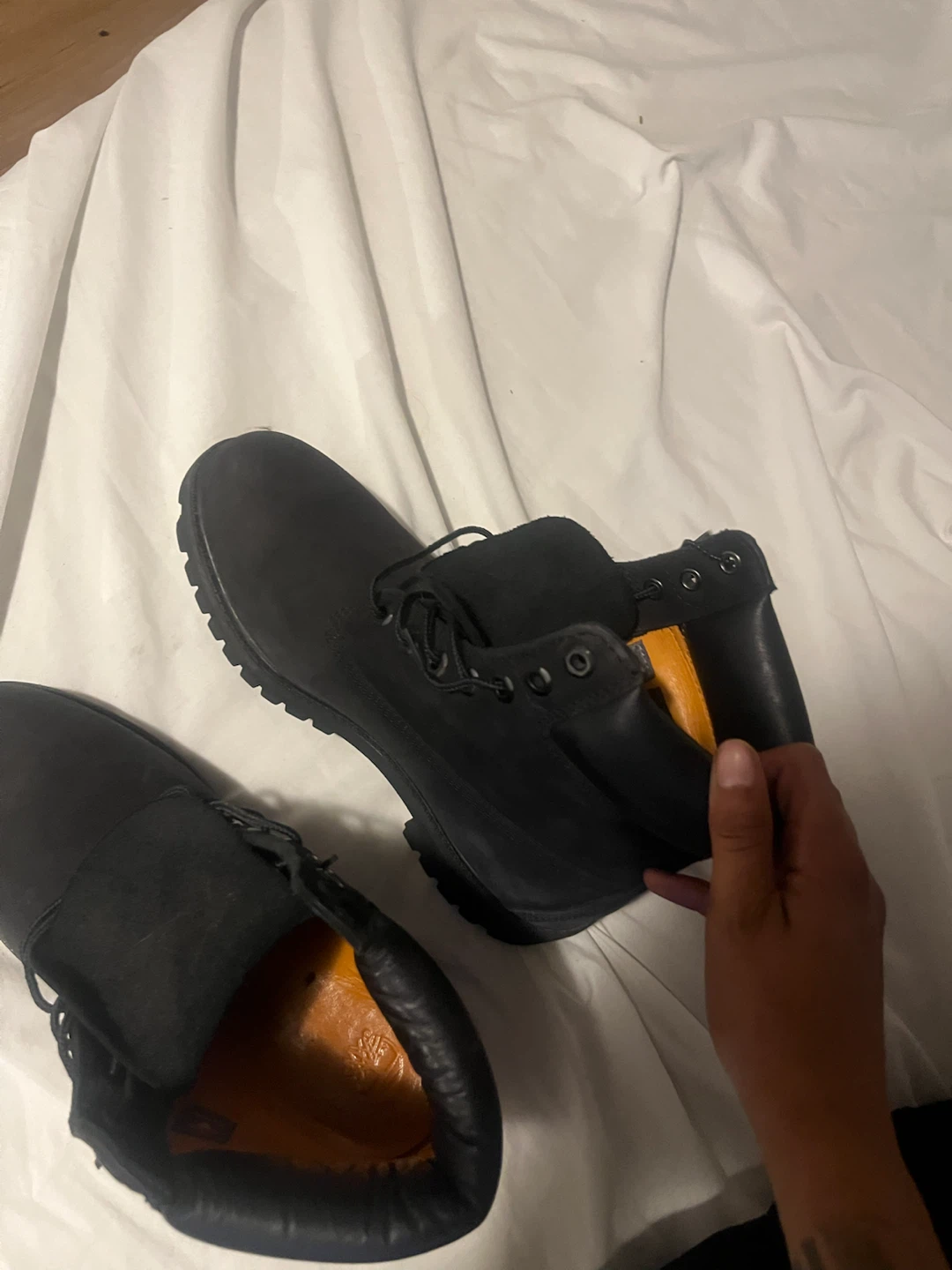 Timberland 10073 Black Boots Size 8M - photo 2