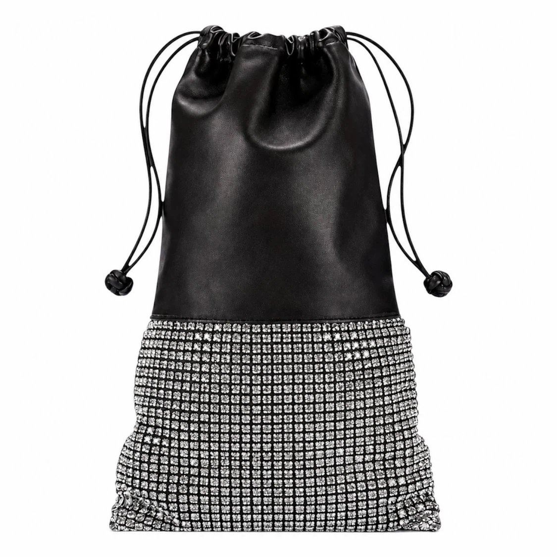 ALEXANDER WANG RYAN RHINESTONE DUSTBAG POUCH - BNWT
