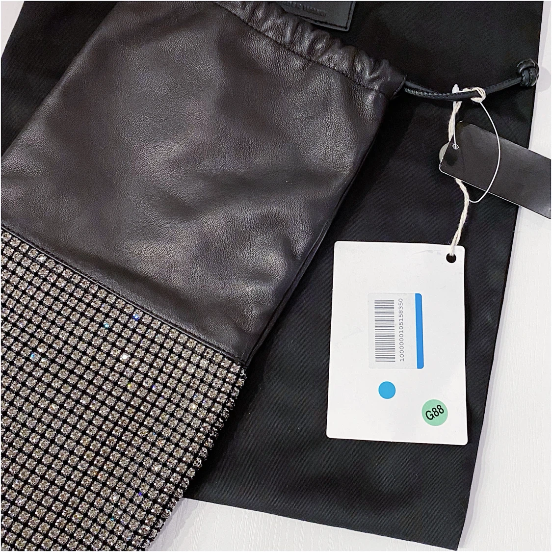 ALEXANDER WANG RYAN RHINESTONE DUSTBAG POUCH - BNWT - photo 4