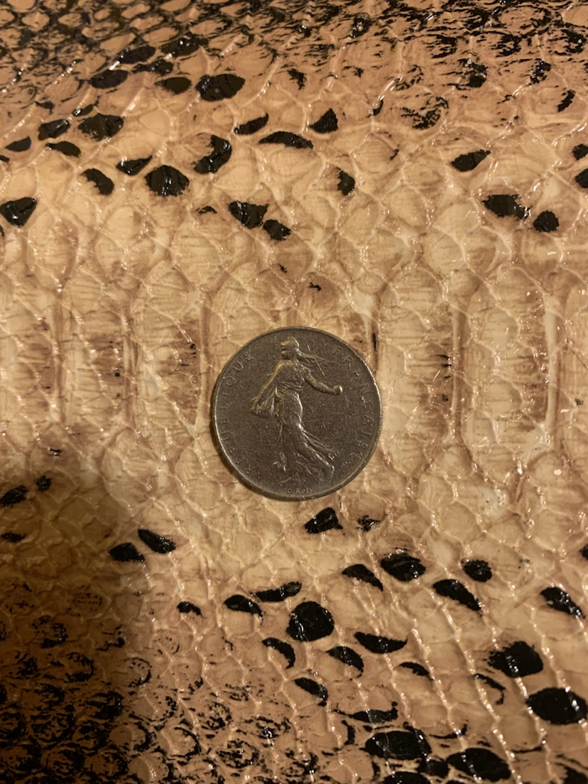 1967 French 1 Franc Coin - photo 2