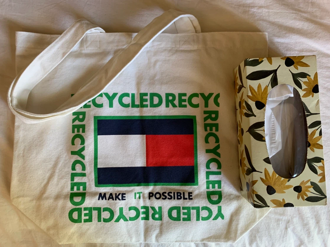 Tommy Hilfiger Recycled Canvas Tote Bag