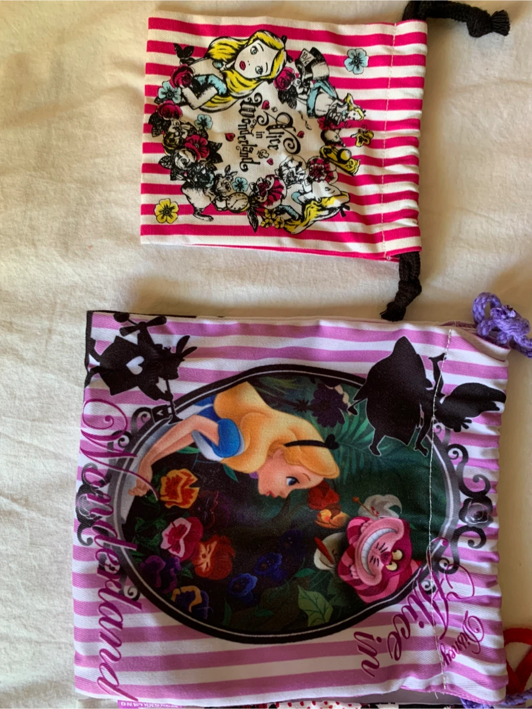 4pcs Disney Alice in Wonderland Drawstring Bags - photo 2
