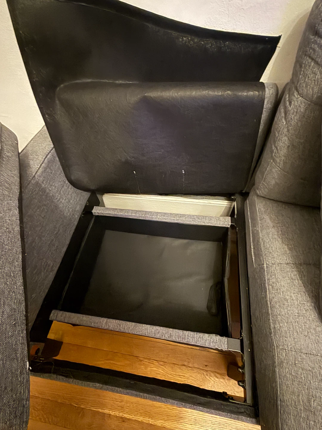 Dark Gray Two-Seater Loveseat - photo 2