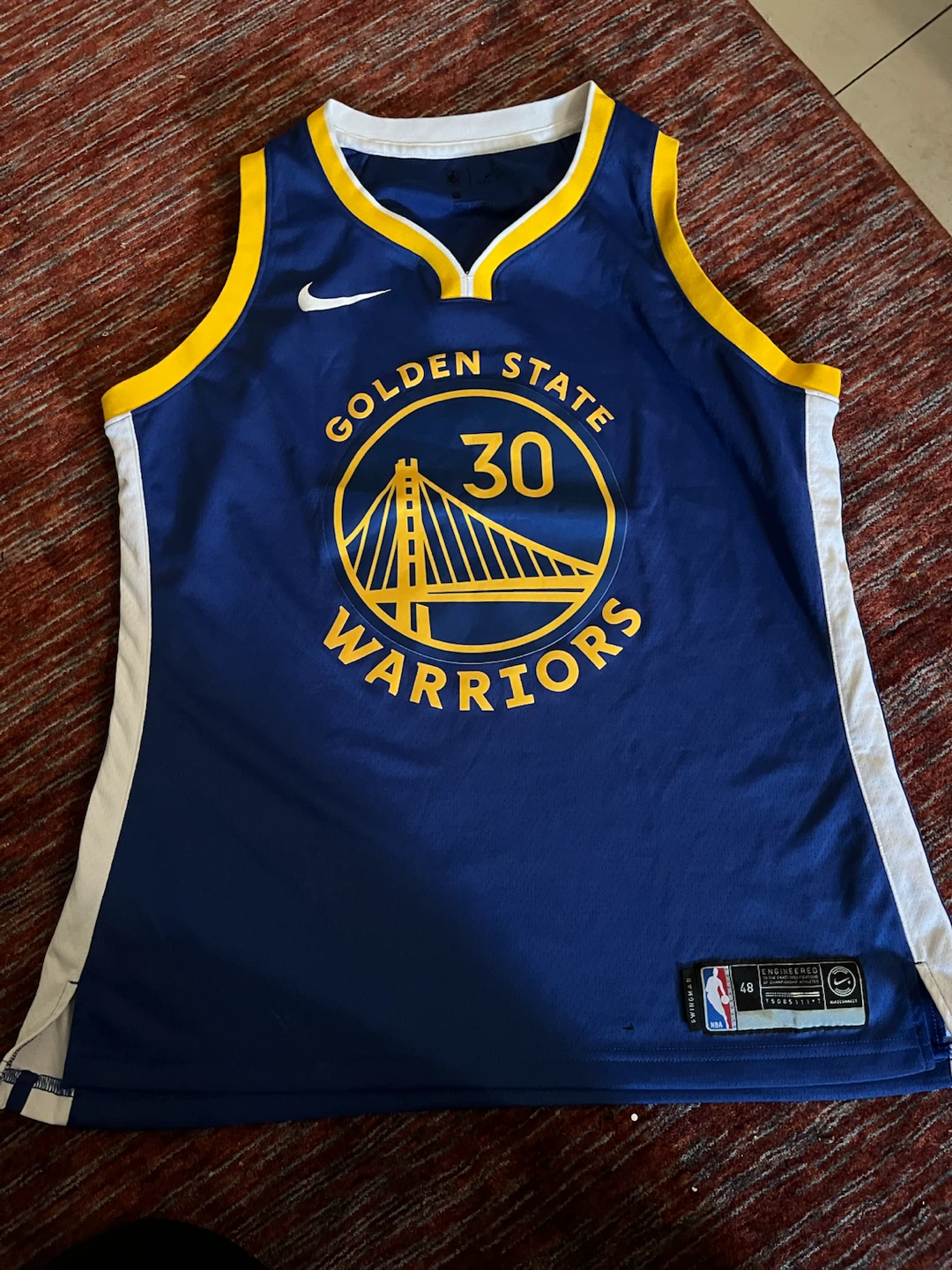 Nike Stephen Curry Golden State Warriors Jersey