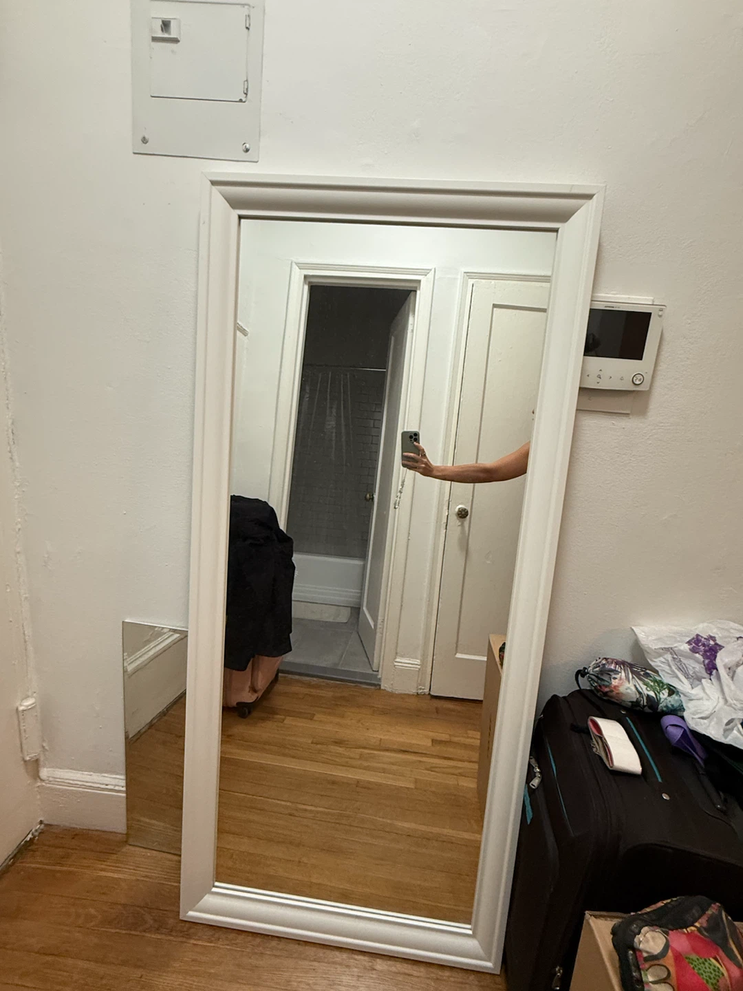 Full Length Floor Mirror White Frame