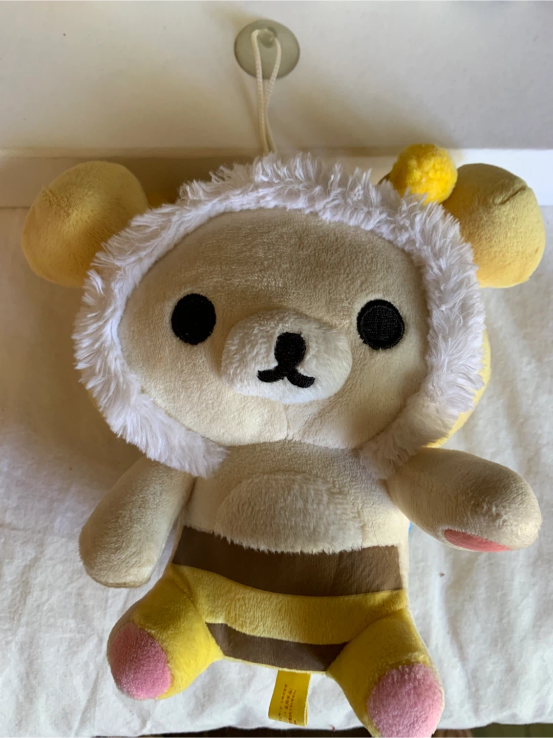 Rilakkuma Bee Plush Keychain
