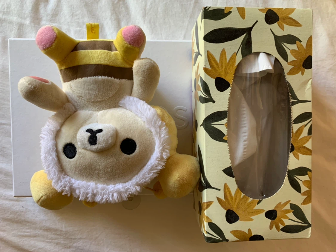 Rilakkuma Bee Plush Keychain - photo 2