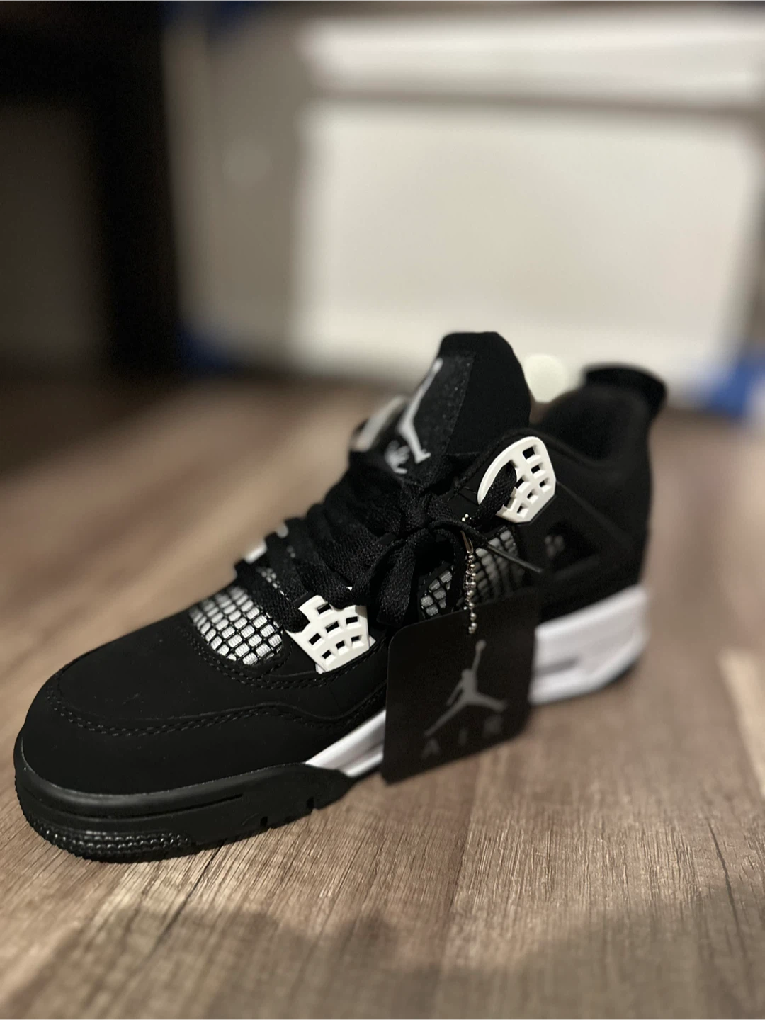 Air Jordan 4 Retro Black White - photo 2