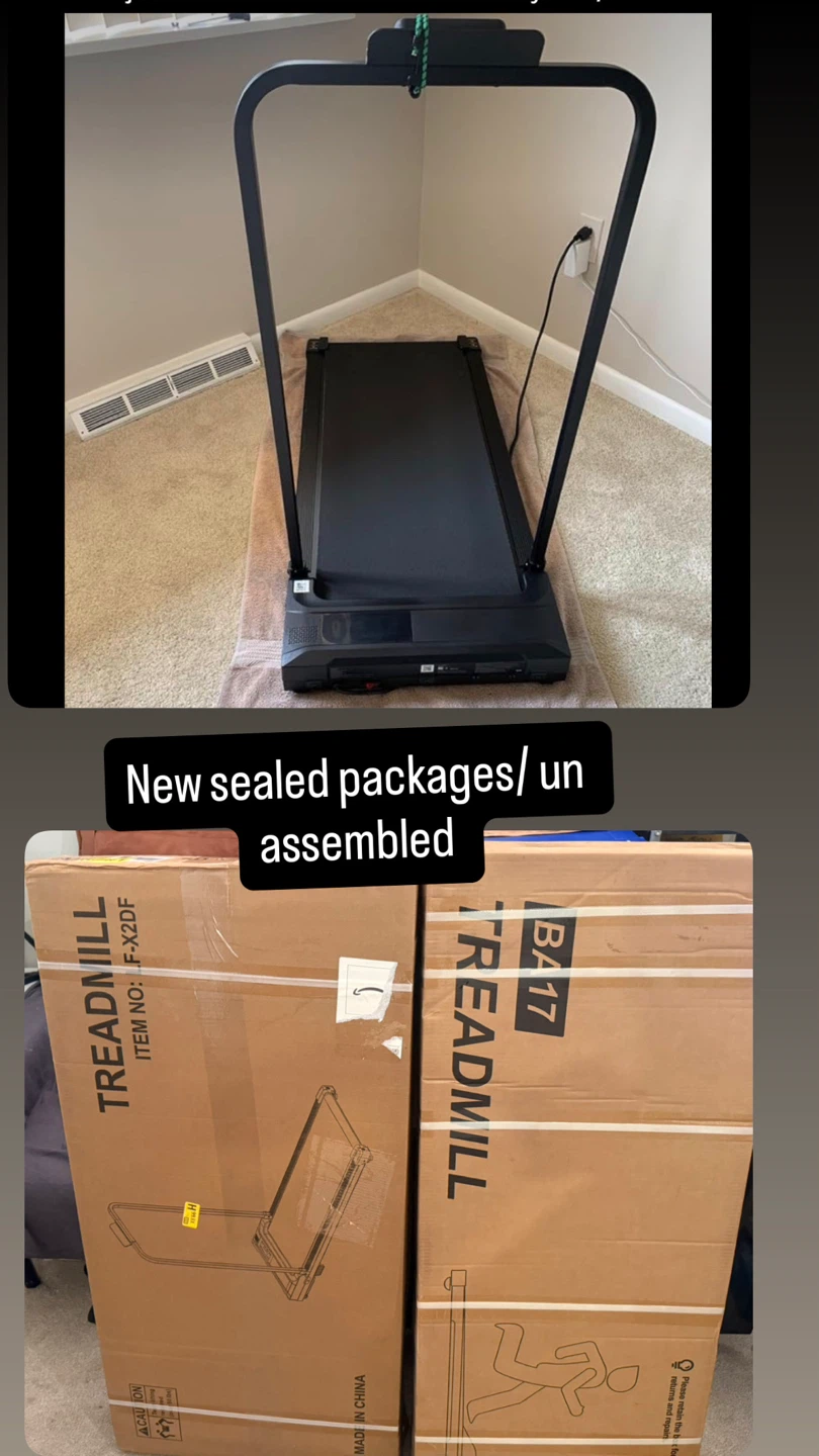 Portable Walking Pad Treadmill Black - photo 3