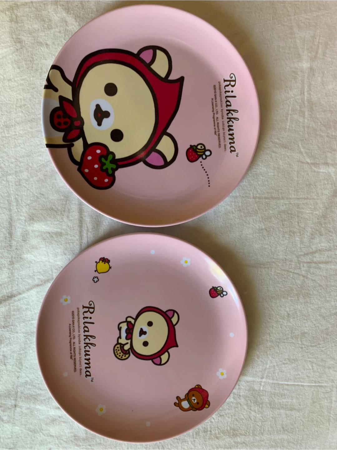 Set of 4 Rilakkuma Happy Plates - photo 4