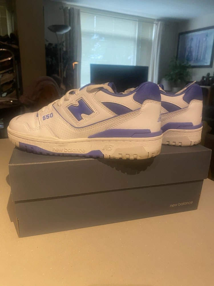 New Balance 550 Women's Sneakers - White/Blue - Size 7 - photo 3