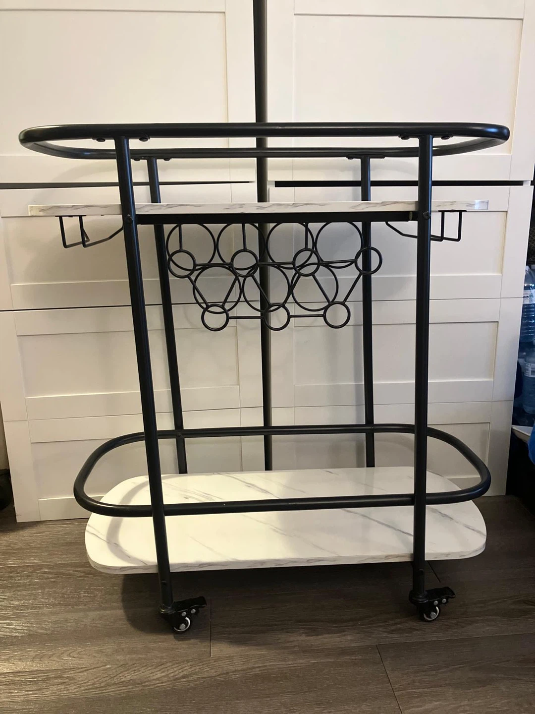 Bar cart on wheels - photo 2