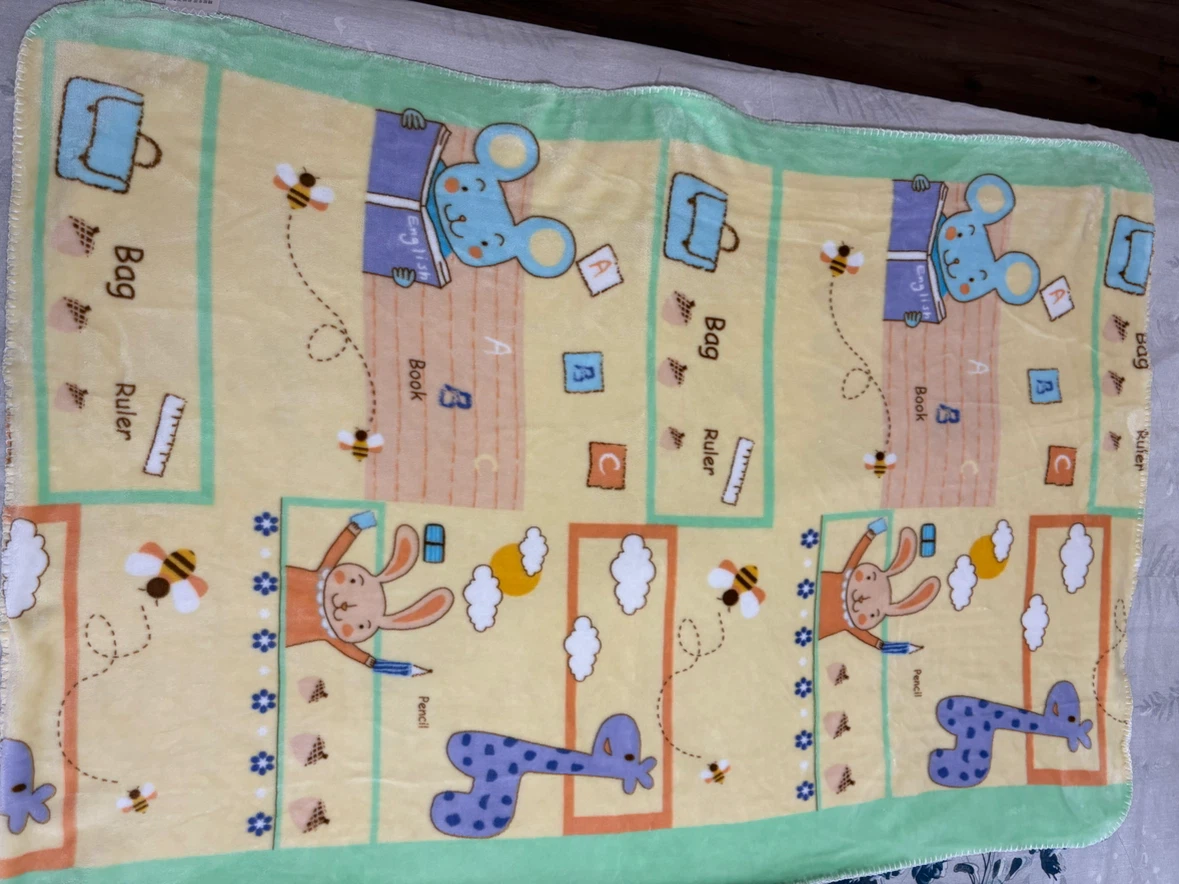 Toddler Cartoon Blanket (140×100 cm)
