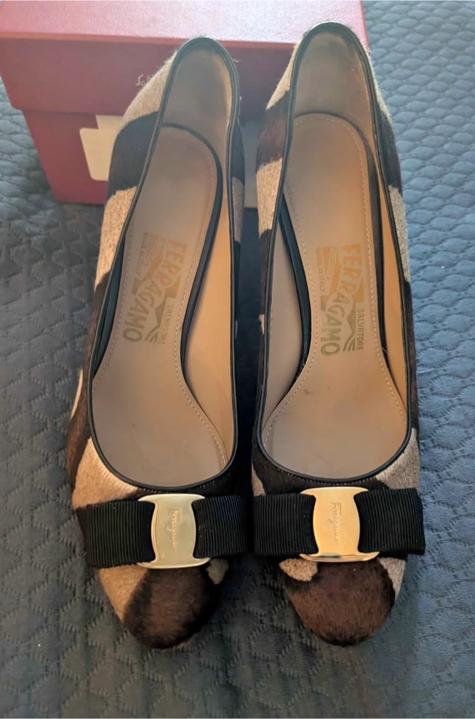 Salvatore Ferragamo Vara Bow Pumps