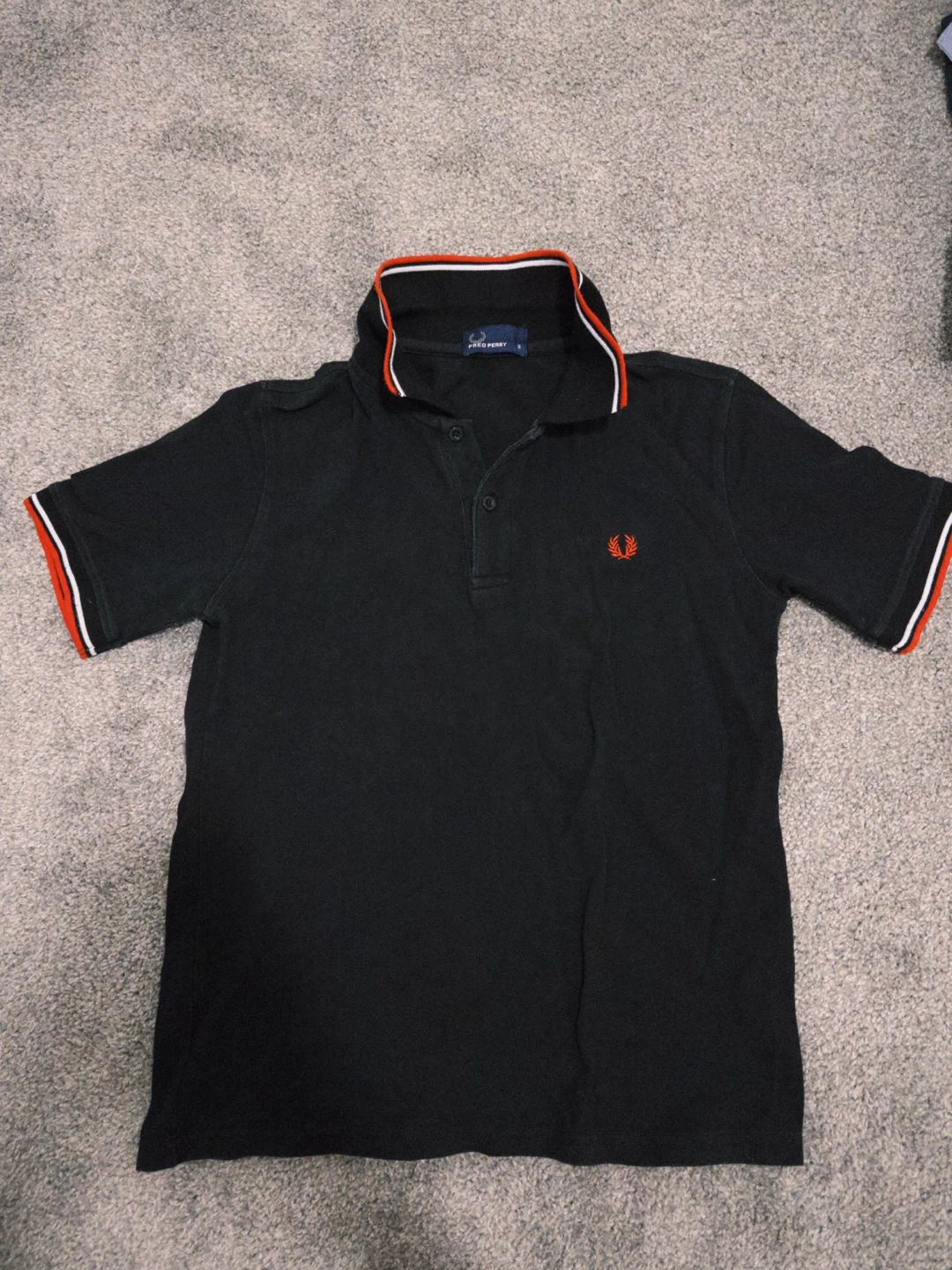 Fred Perry Black Polo Shirt - photo 2