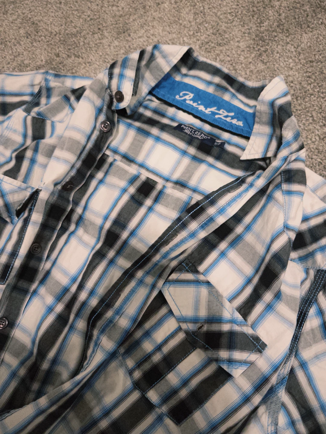 Point Zero Plaid Button-Up Shirt - photo 2