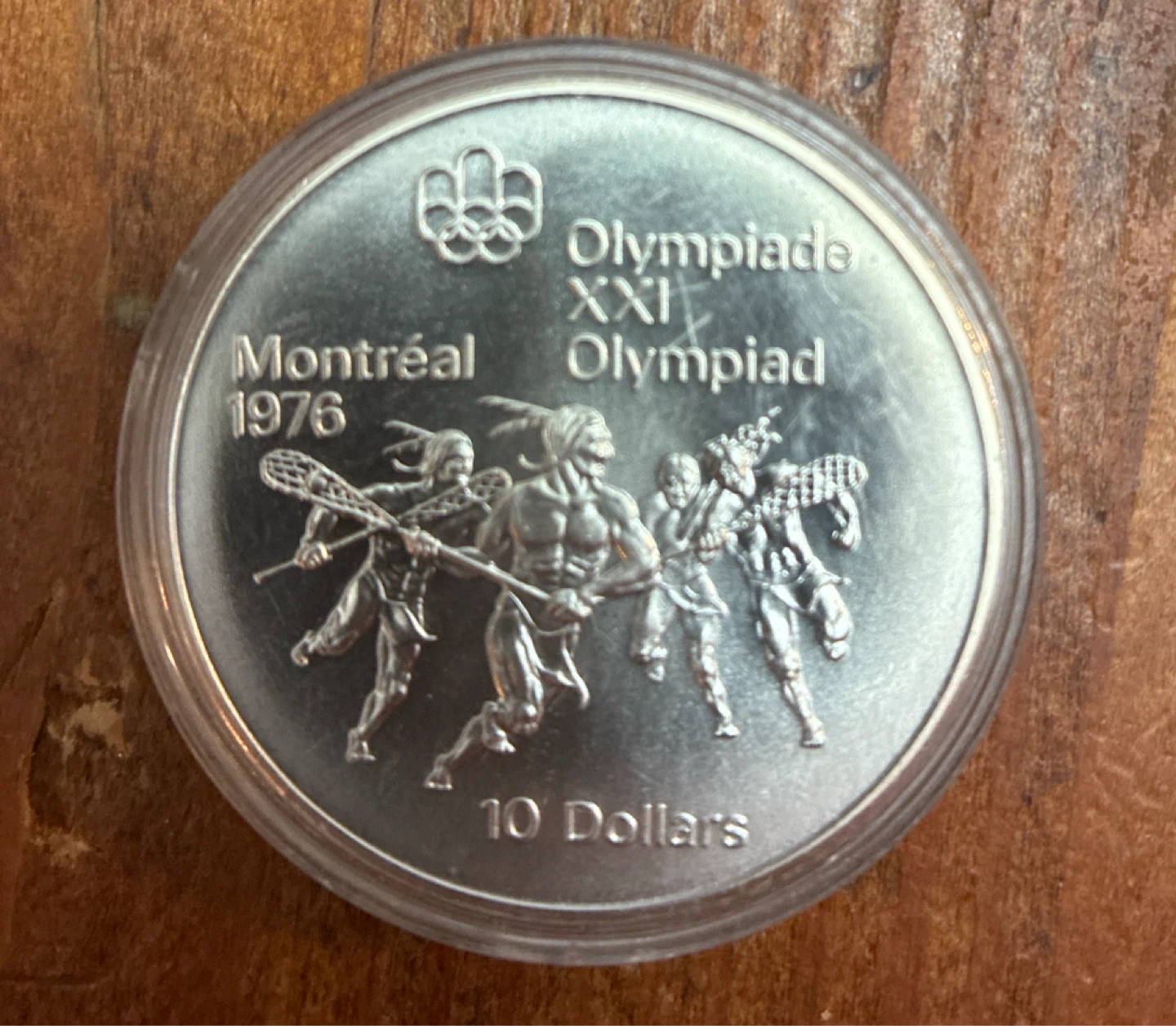1976 Silver Montreal Olympics 10 Dollar Silver Coin