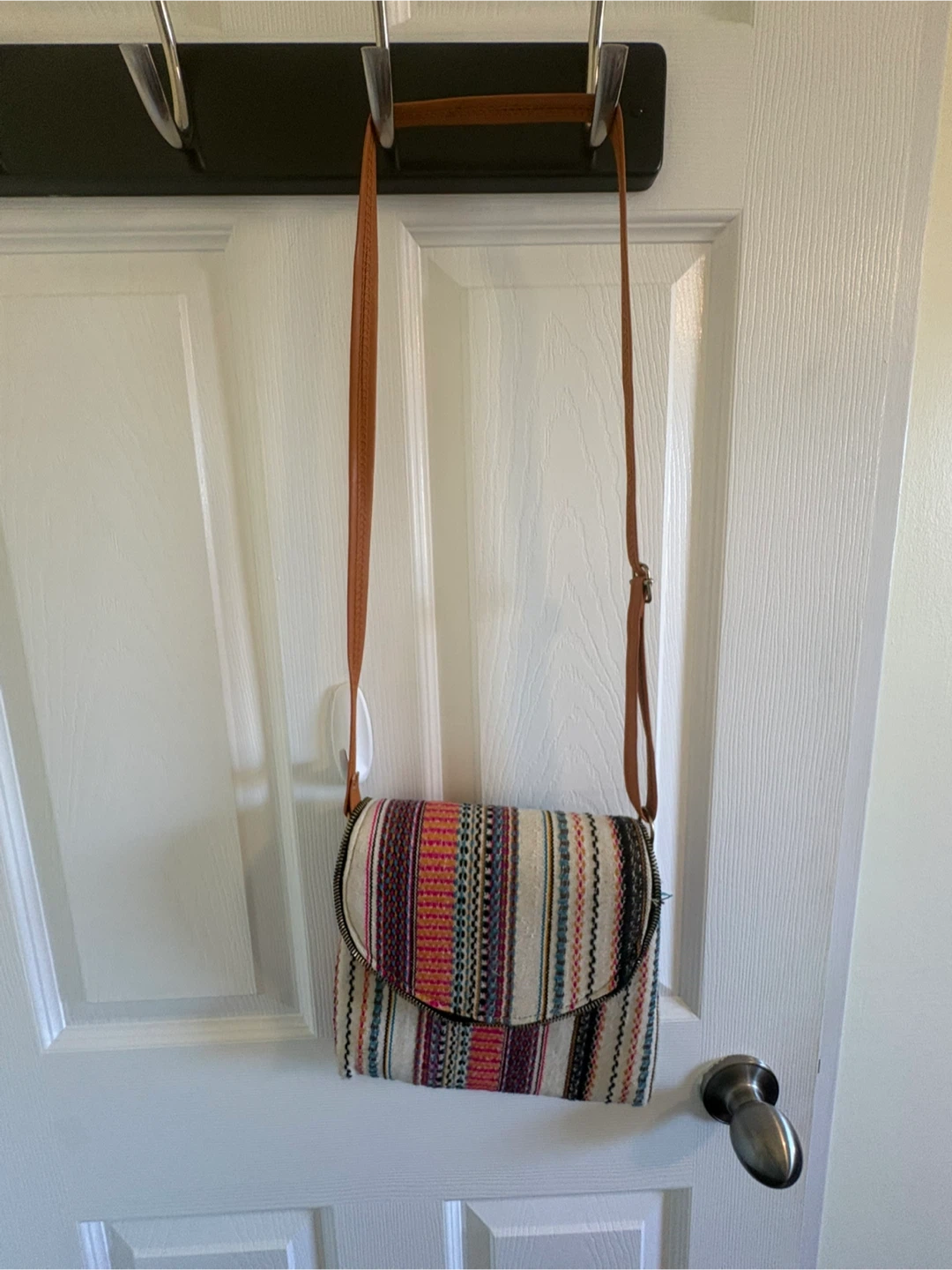 Colorful Woven Shoulder Bag