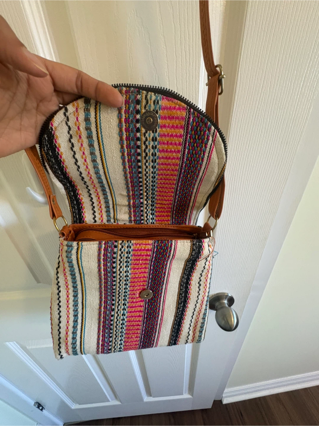 Colorful Woven Shoulder Bag - photo 3