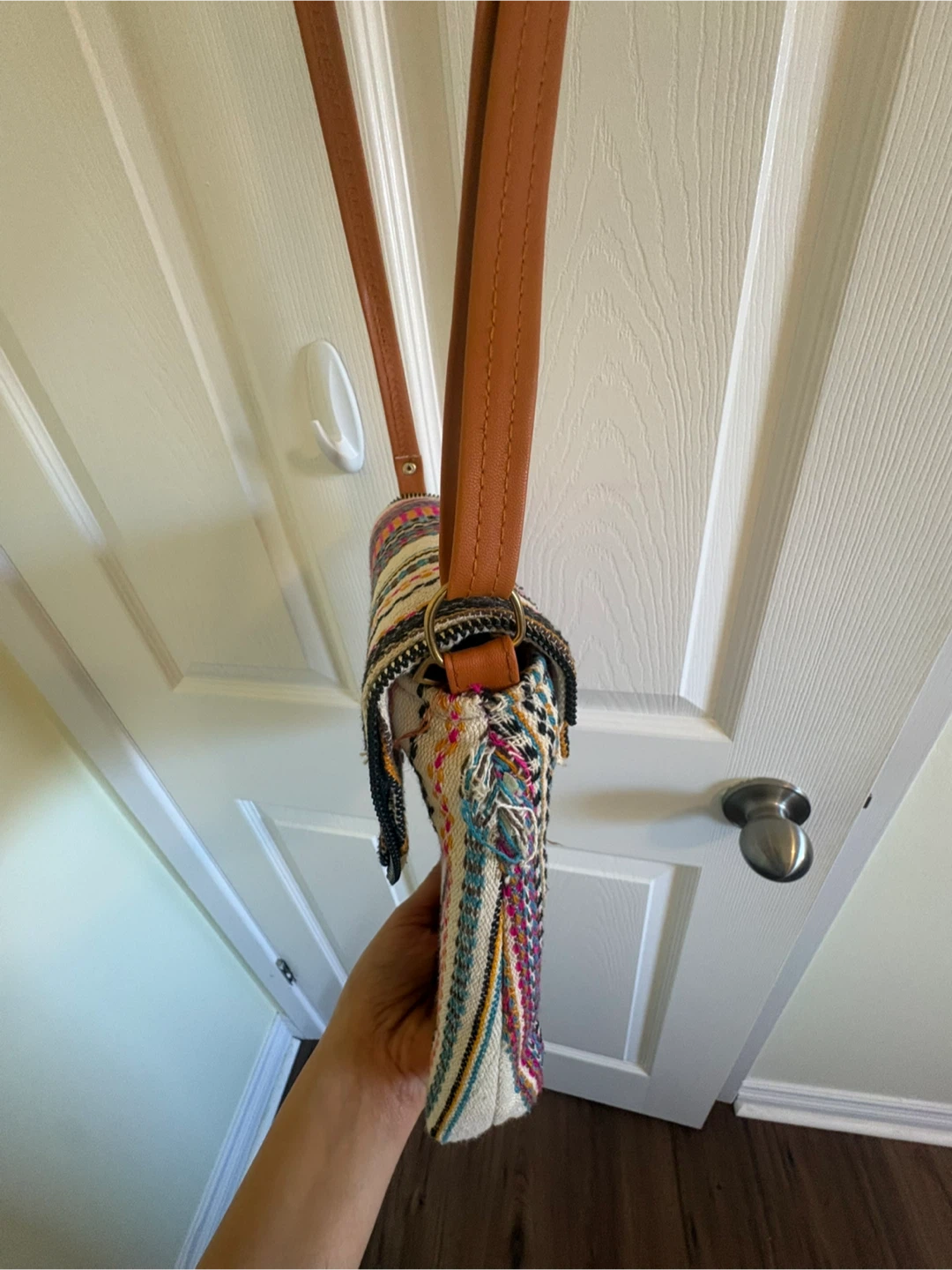 Colorful Woven Shoulder Bag - photo 4