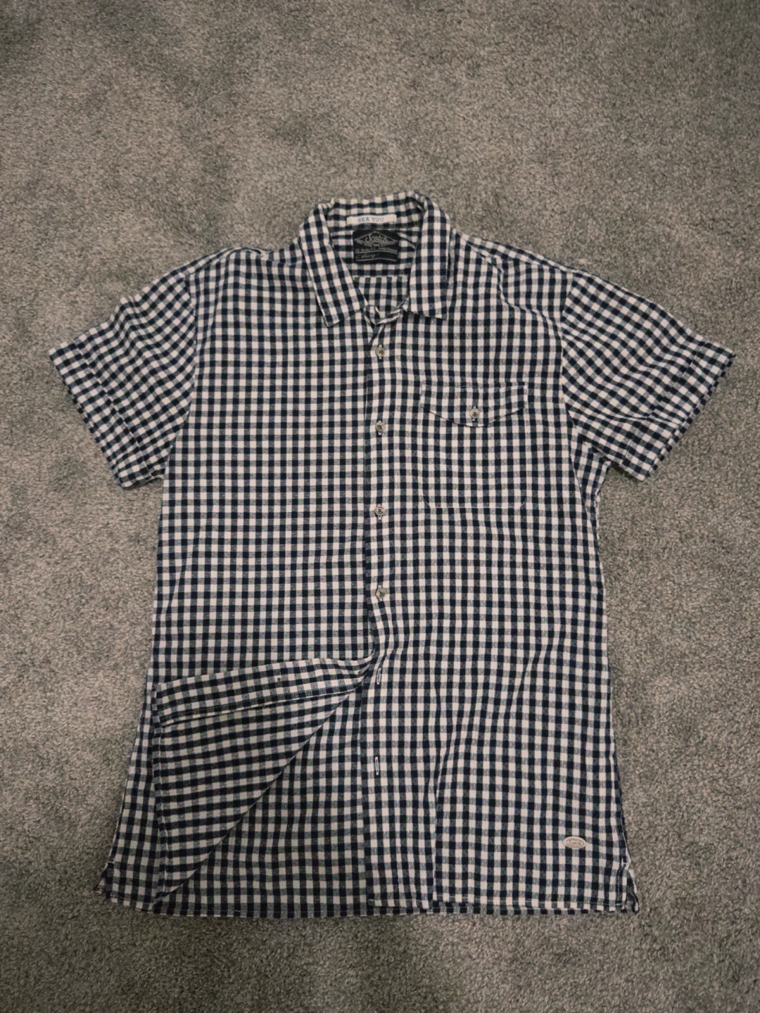 Scotch & Soda Gingham Short Sleeve Shirt - photo 3