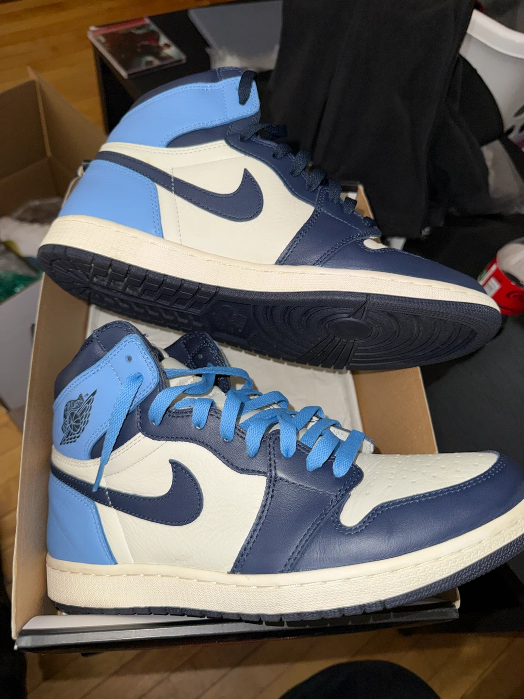 Nike Air Jordan 1 Obsidian High Top Sneakers - photo 2