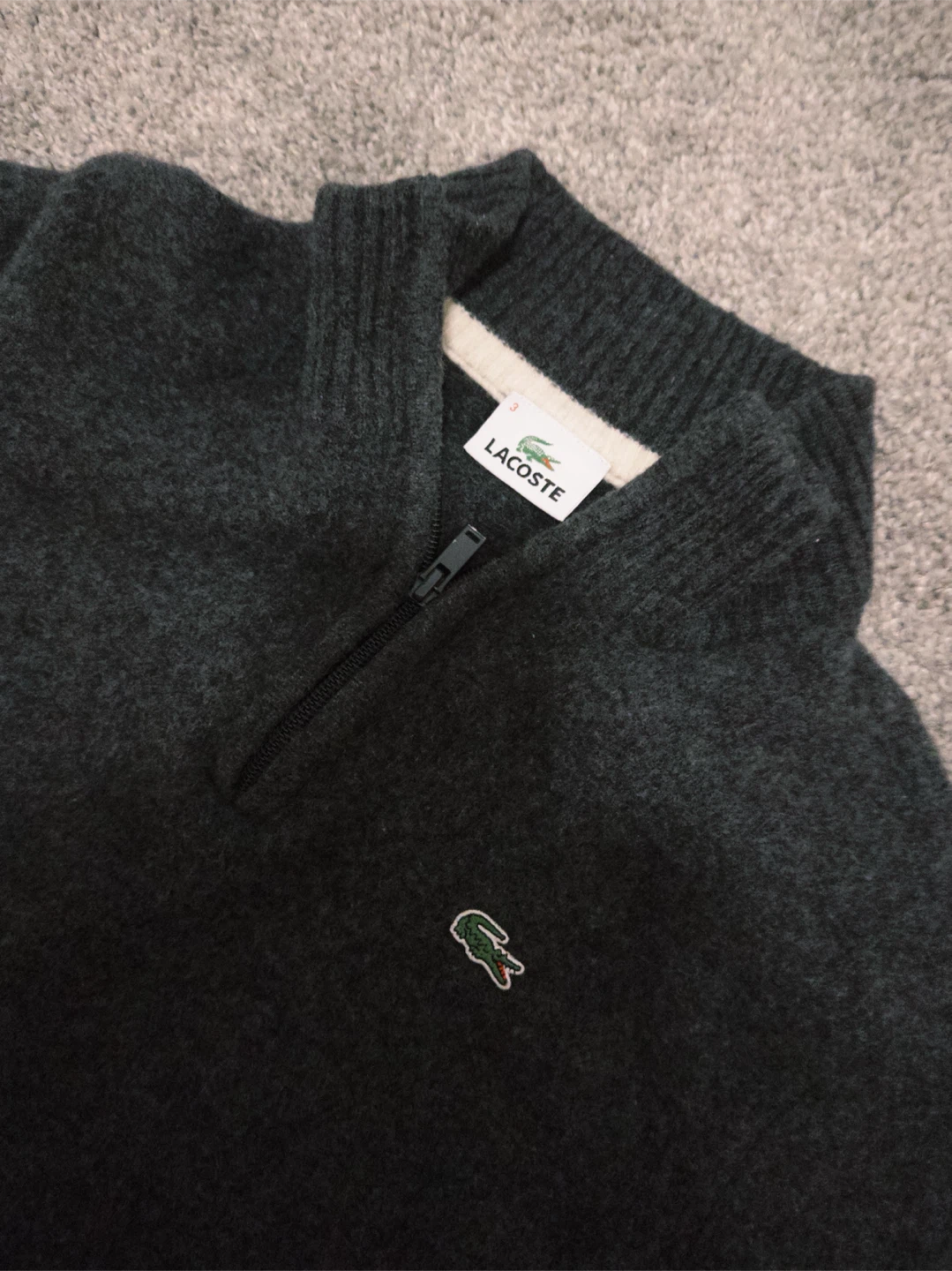 Lacoste Quarter-Zip Sweater