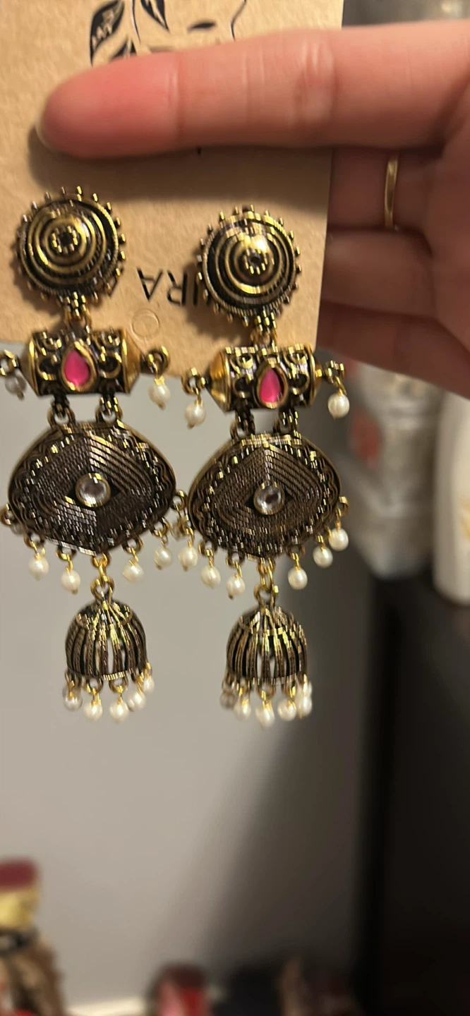 Traditional Style Jhumka Earrings