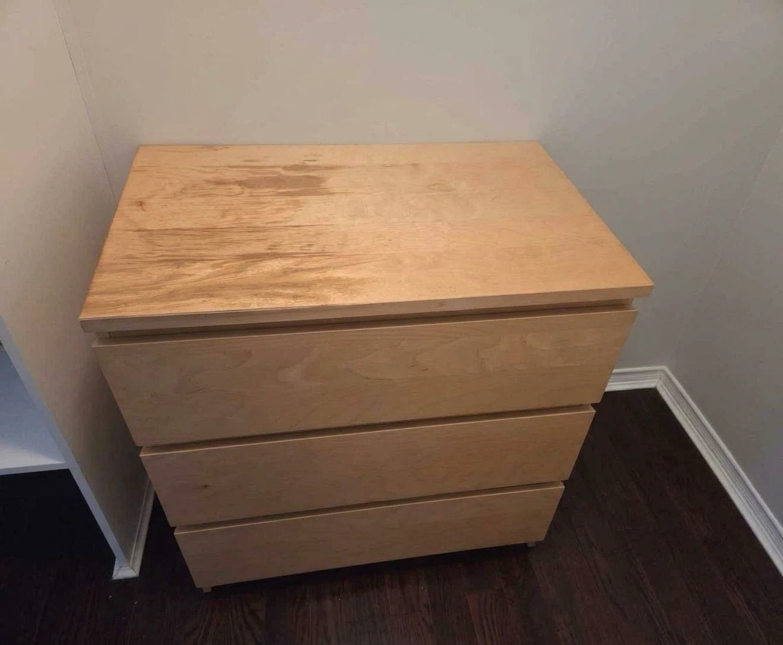 IKEA MALM 3-Drawer Chest