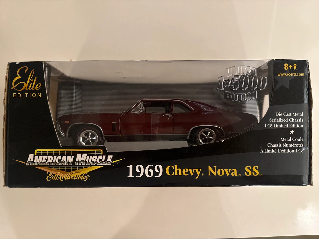 American Muscle Ertl Collectibles 1969 Chevy Nova SS 1:18