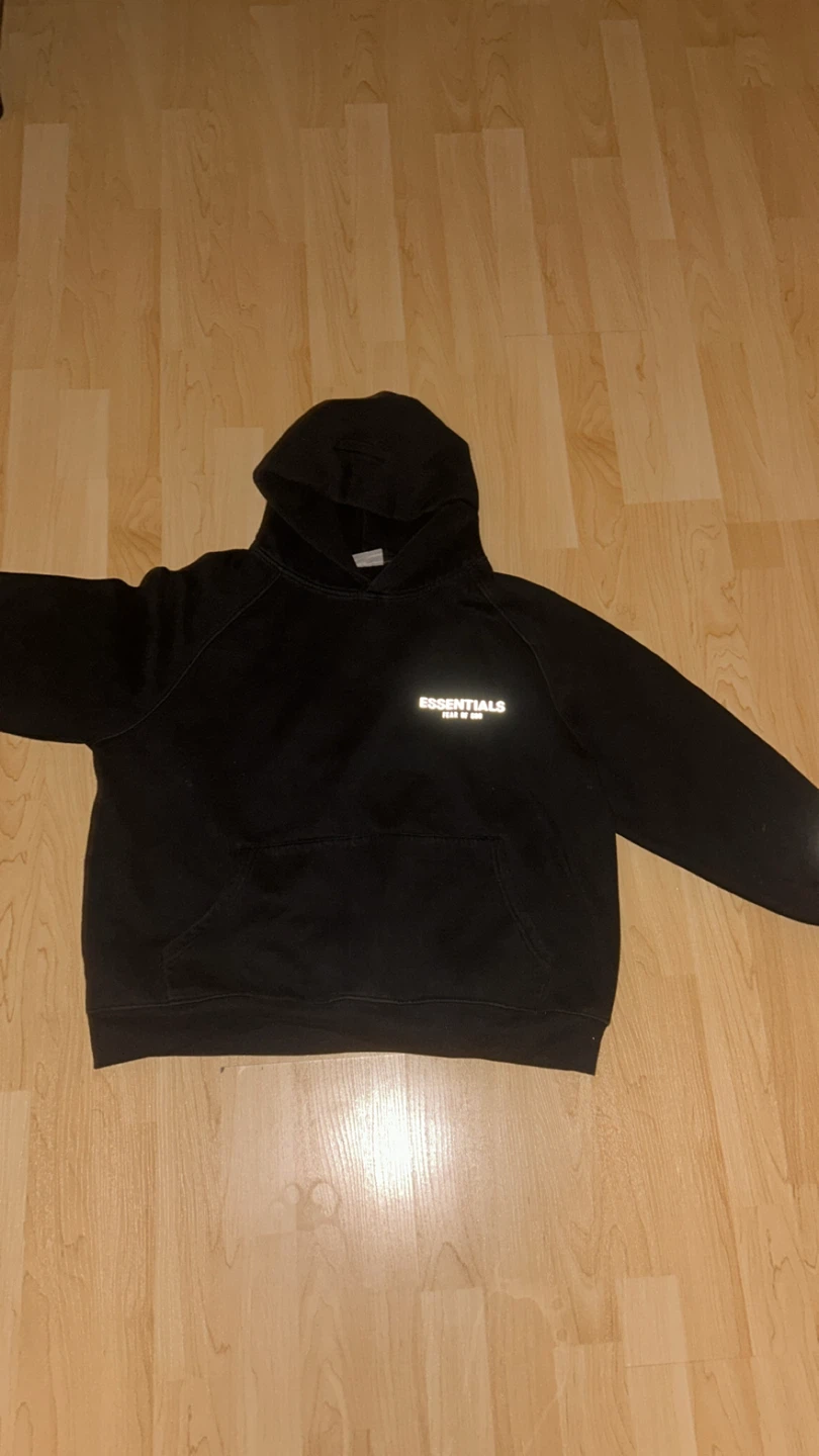 Essentials Black Hoodie