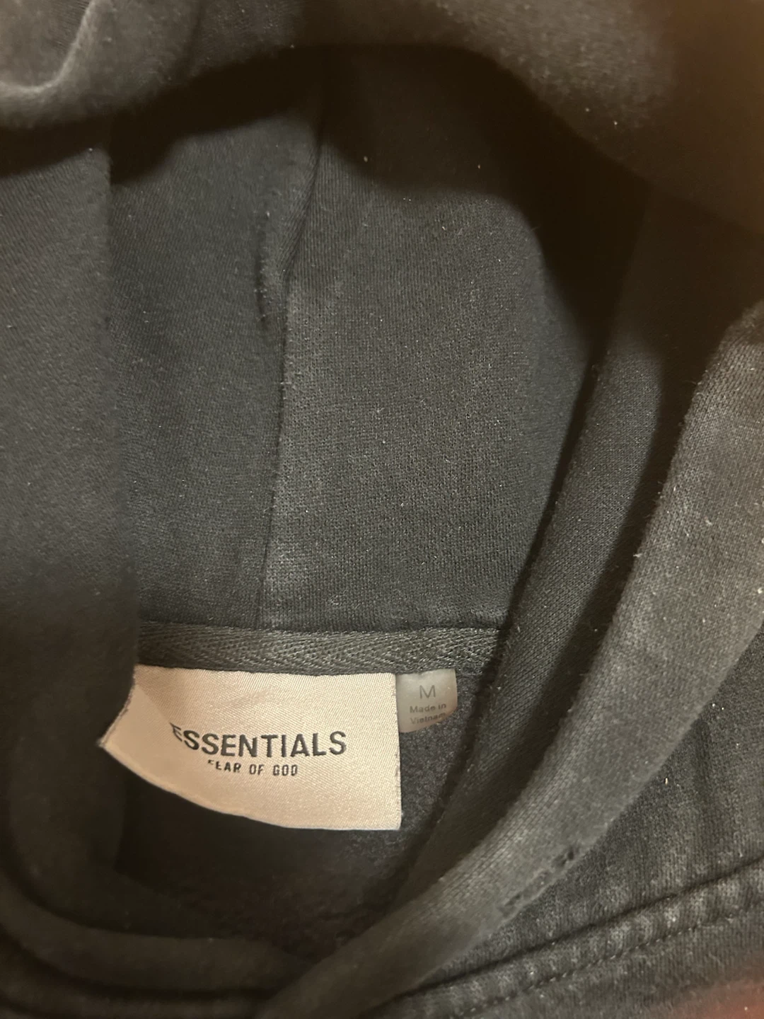 Essentials Black Hoodie - photo 4