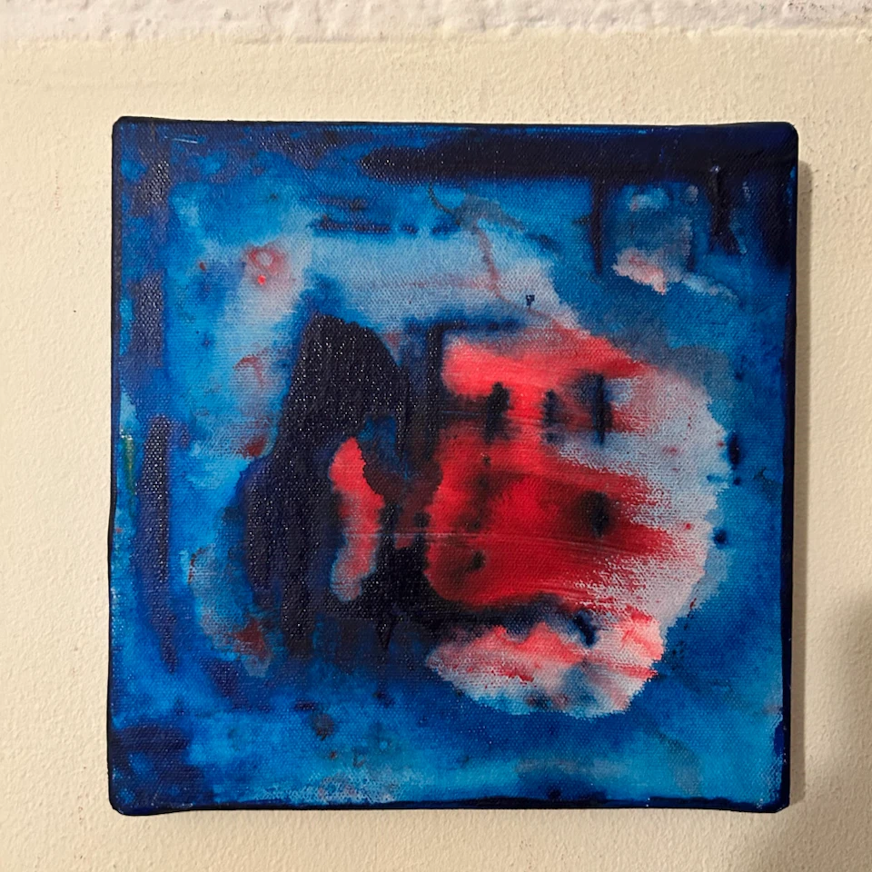 Ember an Abstract Acrylic Painting on Canvas - photo 2