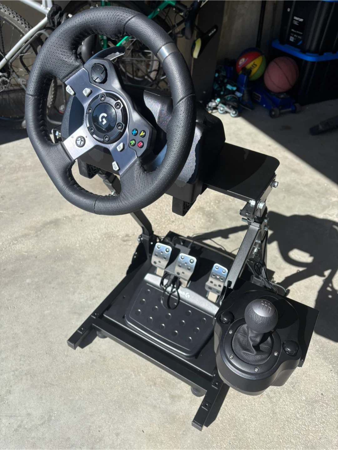 Logitech Racing Wheel, Pedals, and Shifter with Stand