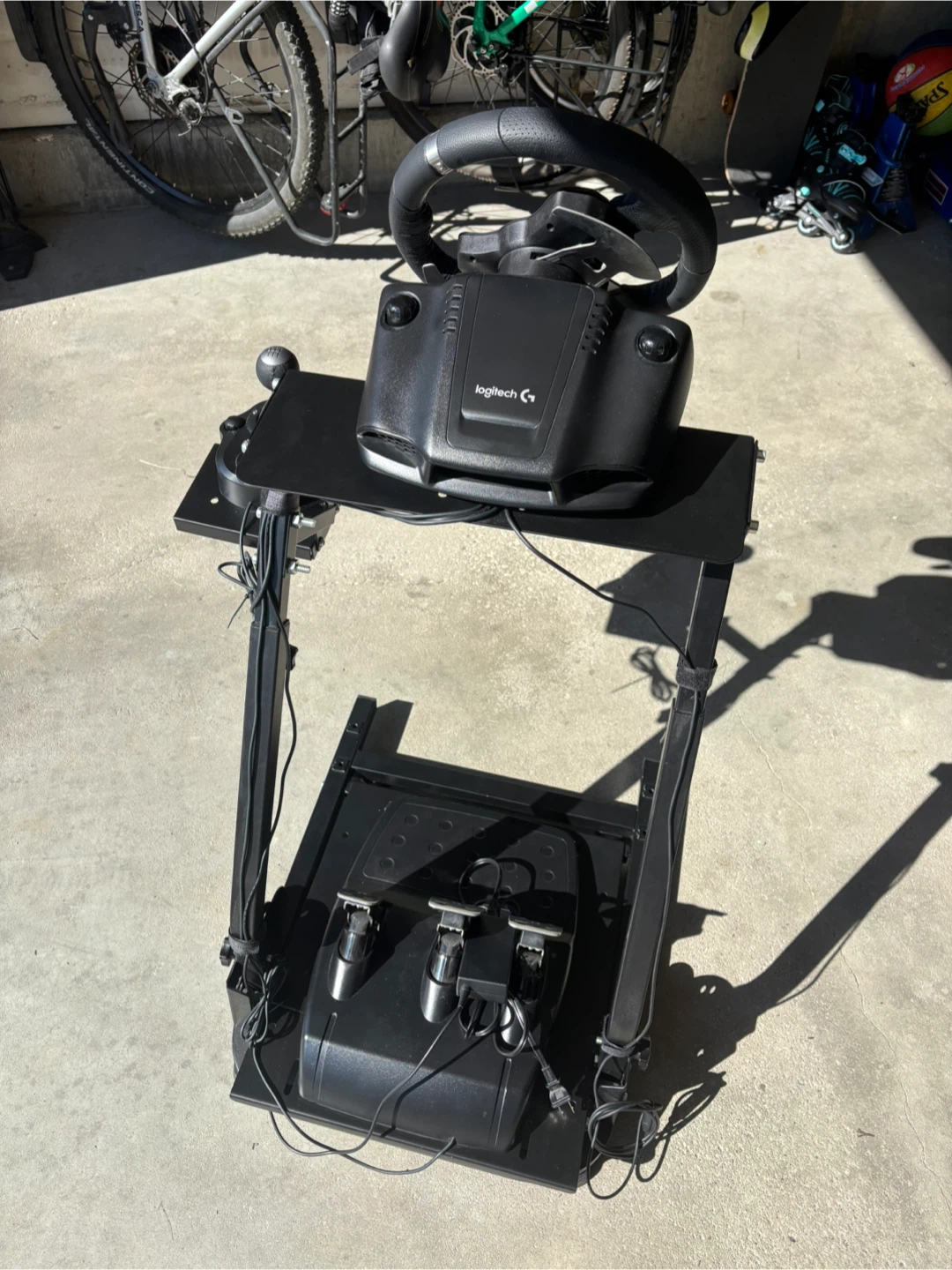 Logitech Racing Wheel, Pedals, and Shifter with Stand - photo 2
