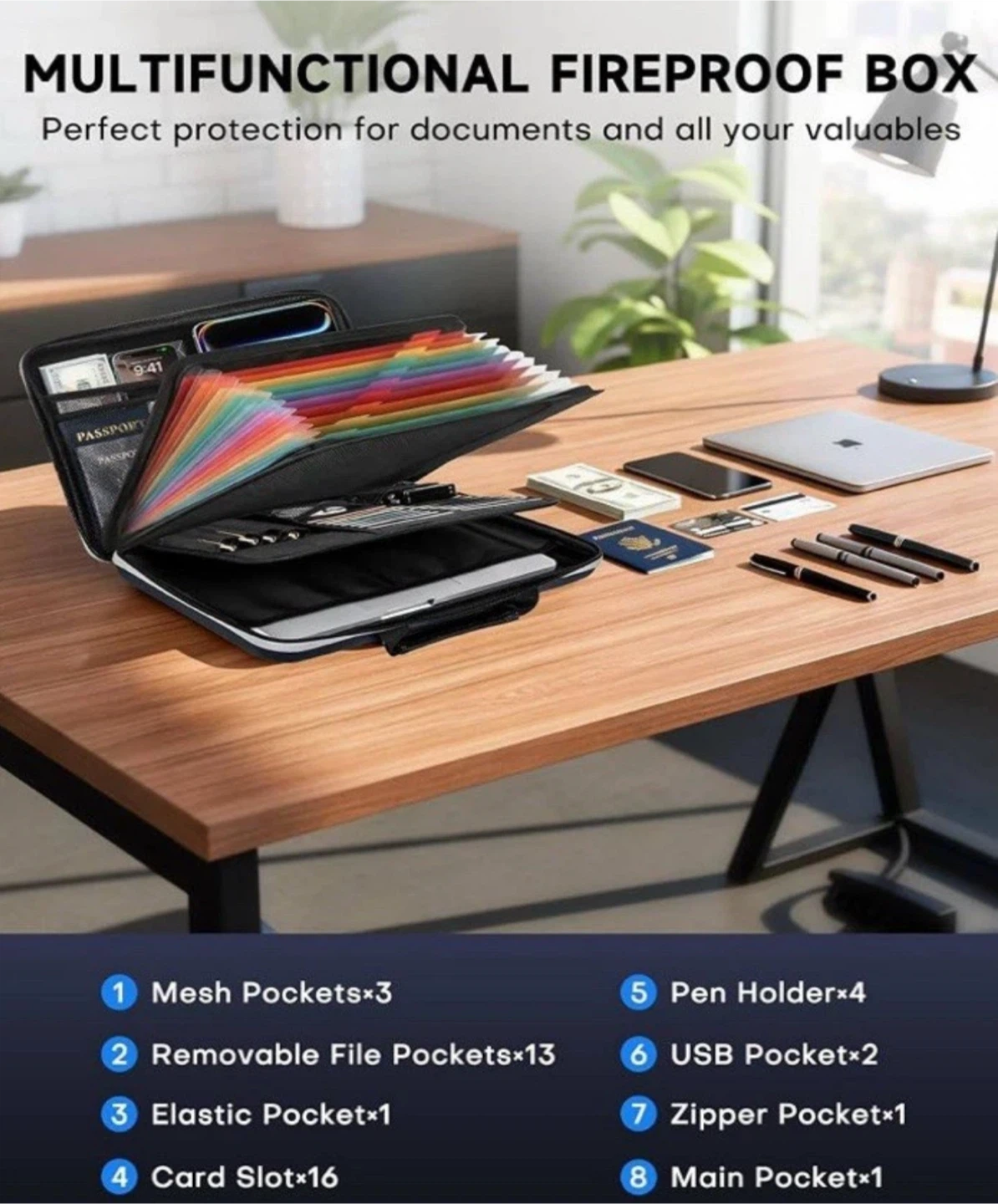 Fireproof Document Organizer Case - photo 3