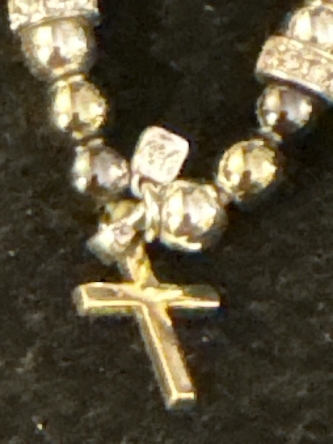 M8 brand Cross beaded stretch bracelet - photo 2