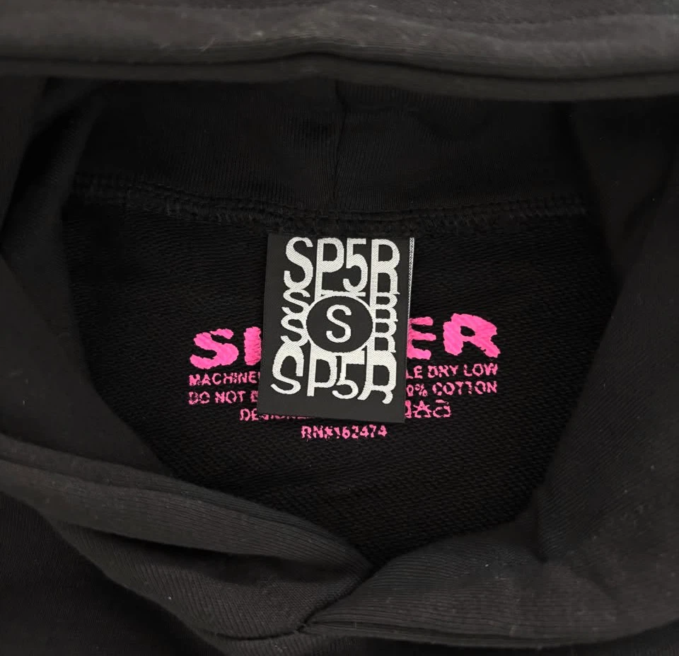 SP5DER Black Hoodie - photo 3