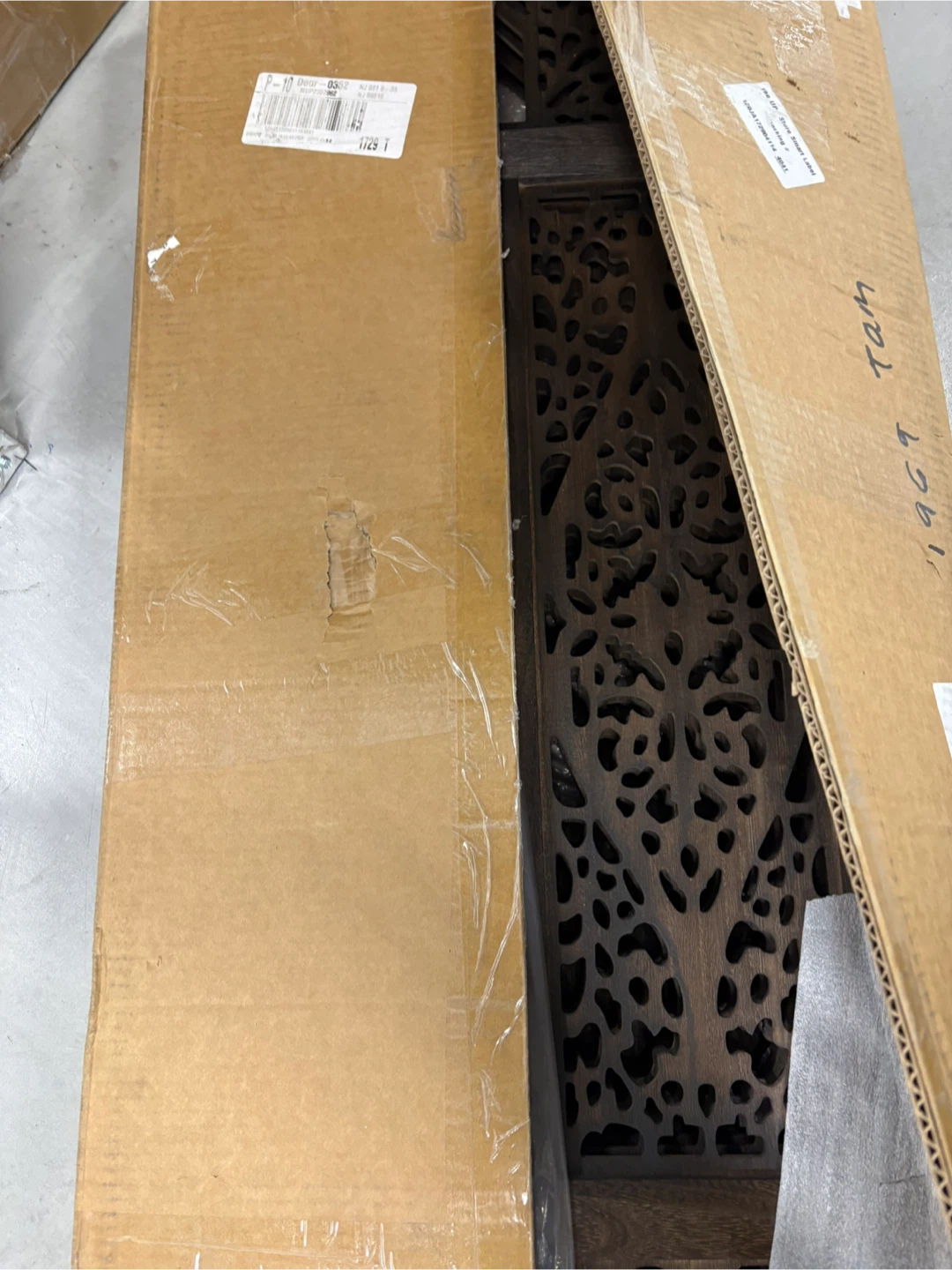 4-Panel Wooden Room Divider Screen ( NEW) - photo 2