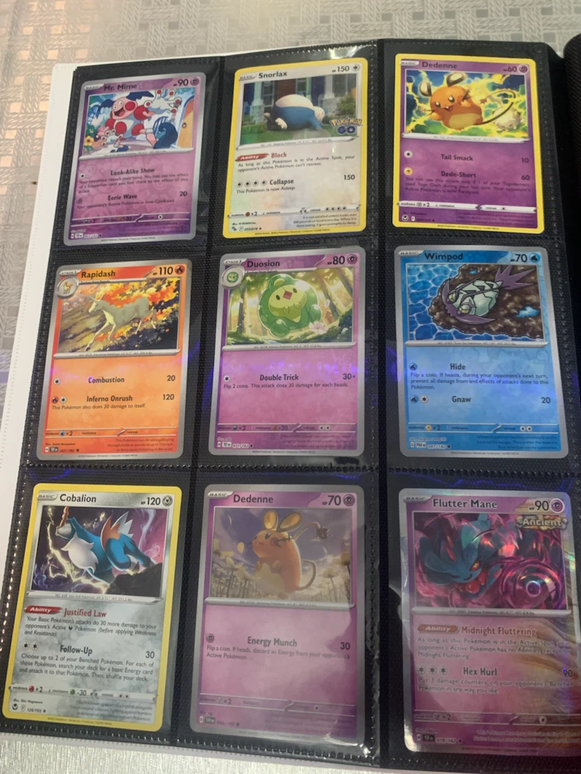 Assorted Pokemon Trading Cards in Binder - photo 2