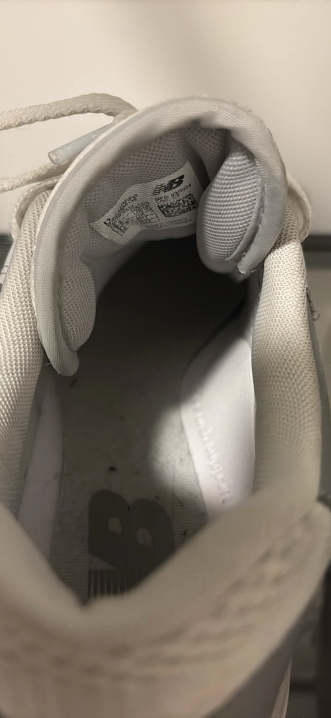 New Balance 550 White and Grey Sneakers
