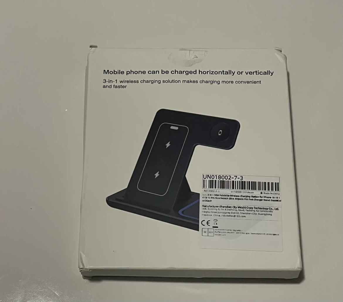 3-in-1 Foldable Wireless Charging Station - photo 2