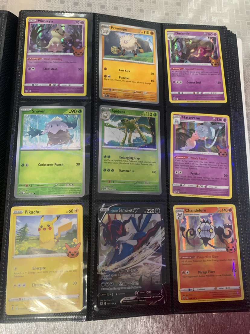 Assorted Pokémon Trading Card Collection